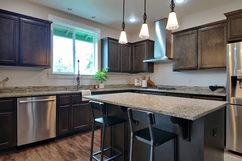 Hilltop Estate real estate photography &mdash; Kitchen, Lewis County, WA