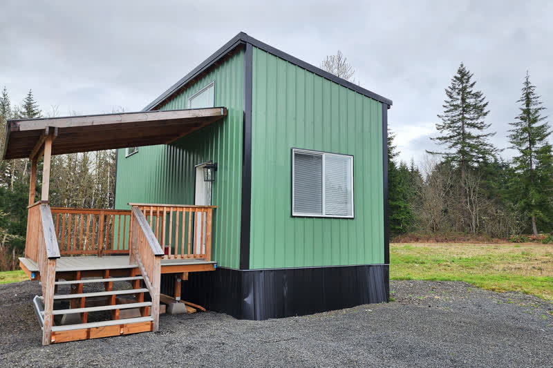 Hilltop Estate outbuildings &mdash; Guest tiny house, Lewis County, WA