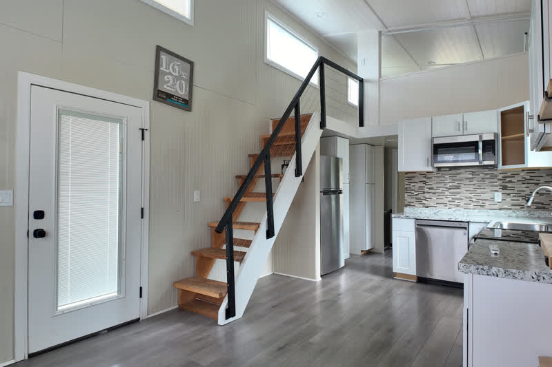 Hilltop Estate outbuildings &mdash; Tiny-house entry, Lewis County, WA