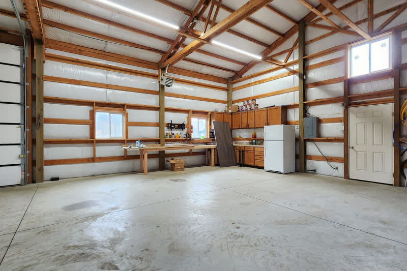 Hilltop Estate outbuildings &mdash; Inside the shop, Lewis County, WA