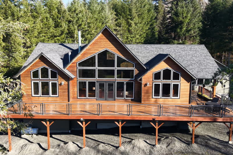 Glenview Retreat real estate photography, Adna WA