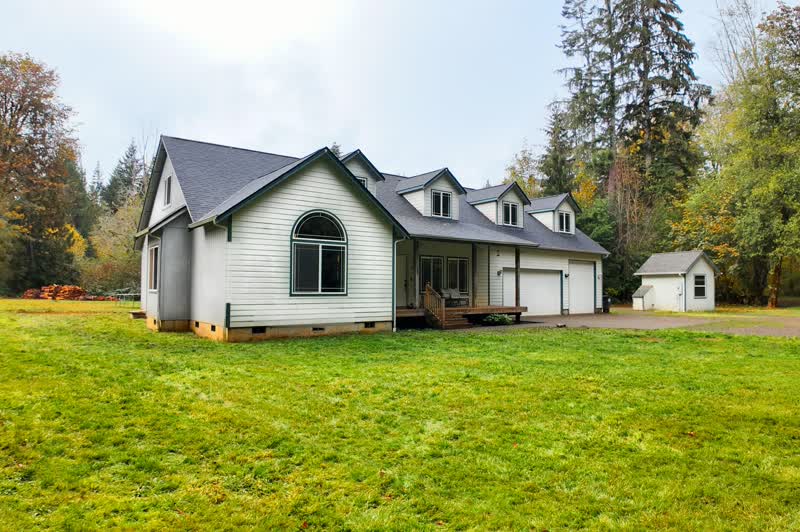 Sherman Valley country home real estate photography, Olympia WA