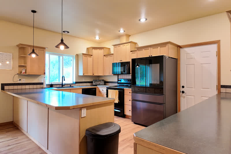 Sherman Valley Home real estate photography &mdash; Kitchen, Olympia, WA